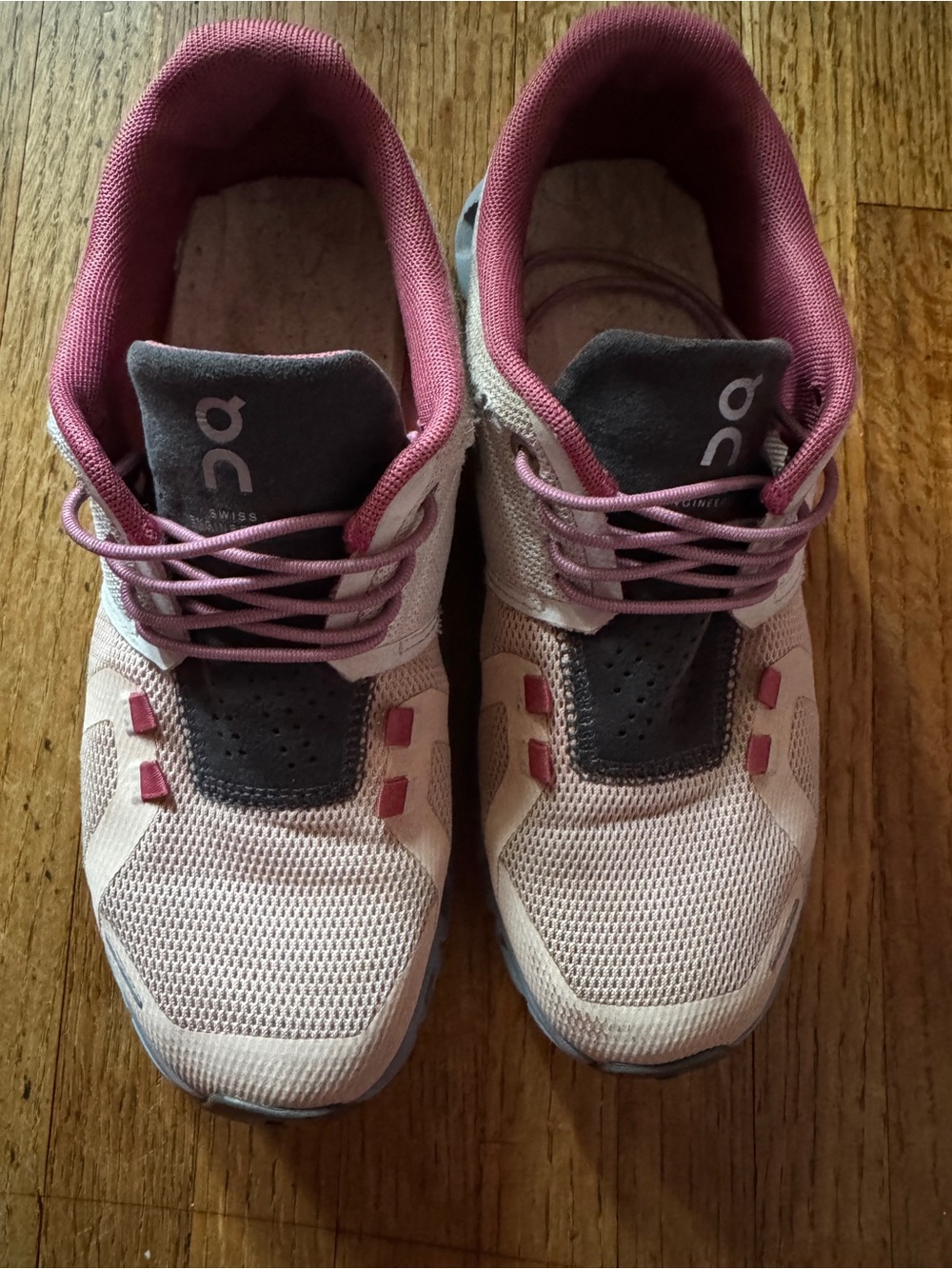 On cloud shoes